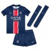 Echipament fotbal Paris Saint-Germain Joao Neves #87 Tricou Acasa 2024-25 pentru copii maneca scurta (+ Pantaloni scurti)